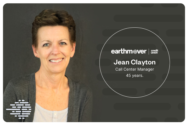 Jean Clayton, Call Center Manager, 45 years